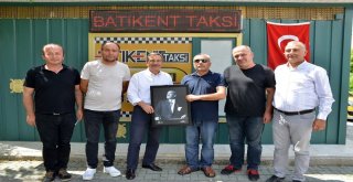 Başkan Ahmet Ataçtan Taksicilere Ziyaret