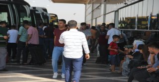 Şanlıurfa Otogarında Kurban Bayramı Yoğunluğu