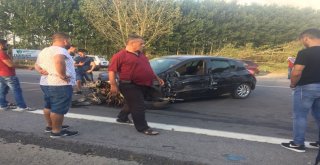 Kontrolden Çıkan Otomobil Bariyerlere Çarptı: 1İ Ağır 3 Yaralı