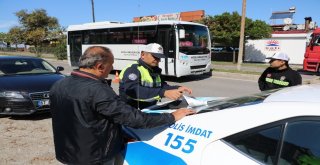 Zonguldakta Kurallara Uymayan Sürücülere Ceza