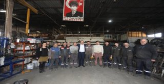 Başkan Türkyılmaz İşçilerle Buluştu