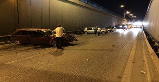 Alkollü Sürücü Zincirleme Kazaya Yol Açtı: 3 Yaralı
