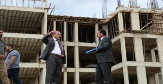 Vali Azizoğlu İnşaatları İnceledi