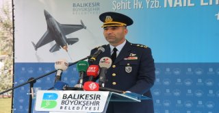 Şehit Hava Pilot Yüzbaşı Nail Erdoğanın Heykeli Açıldı