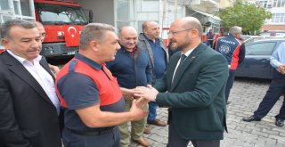 Başkan Özcan İtfaiyecilerle Kahvaltı Yaptı