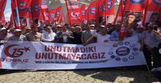 Memur-Sen Üyeleri 15 Temmuz Şehitler Anıtında