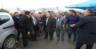 Başkan Büyükkılıç, Traktörcüler Sitesi Esnafı İle Buluştu