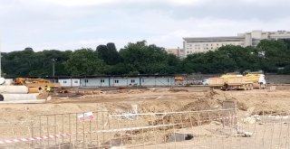 Haydarpaşada Rayların Altından Çıkan Tarihi Kalıntılar Havadan Görüntülendi