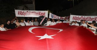 İstanbulda Taksicilerden Abd Başkonsolosluğu Önünde Protesto