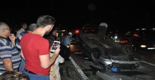 Takla Atan Araçtan Burnu Bile Kanamadan Çıktı