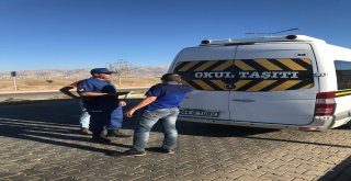 Yeşilyurtta Okul Servislerine Denetleme