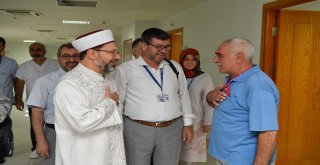 Diyanet İşleri Başkanı Erbaştan Mekkede Hasta Ziyareti