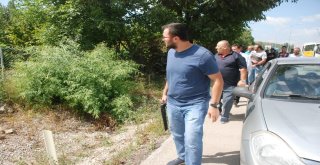 Uygulama Noktasında Durdurulan Kamyonetteki Boğa Kaçtı