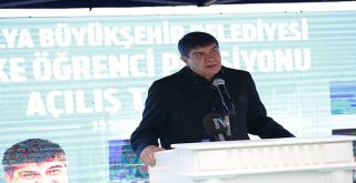 Finike Öğrenci Pansiyonunu Dışişleri Bakanı Çavuşoğlu Açtı