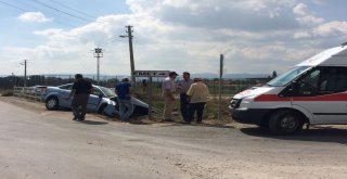 Tavşanlıda Trafik Kazası: 1 Yaralı