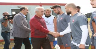 Başkan Başsoydan Anagold 24 Erzincanspora Ziyaret