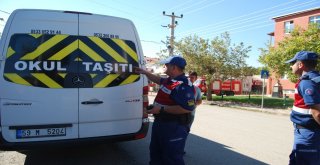 Malkarada Okul Servislerine Sıkı Denetim