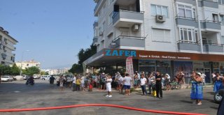 Antalyada Otelde Yangın Paniği