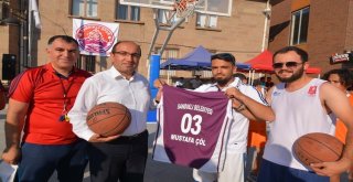 Sandıklıda İlk Kez Sokak Basketbol Turnuvası Başladı