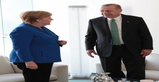 Cumhurbaşkanı Erdoğan, Merkel İle Görüştü