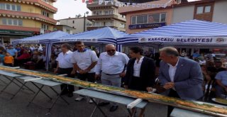 Rekorun Ustaları 8,40 Santimlik Pide Yaptı