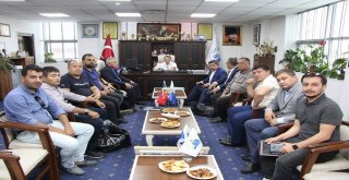 Saka, Özbek Misafirlerini Ağırladı