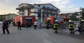 Seyir Halindeki Otomobil Alevlere Teslim Oldu