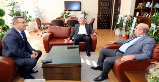 Sağlık Bakan Yardımcısı Güven Kayseri Üniversitesi Rektörünü Ziyaret Etti