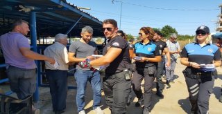 Bursa Polisinden Hayvan Pazarı Çıkarması