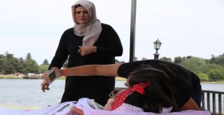 Yardım Meleği Als Hastası Özlem, 10 Yıl Sonra Tekrar Gölcük Tabiat Parkına Geldi