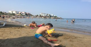 Mersin Sahillerinde Bayram Tatili Hareketliliği