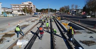 Başkan Türel, 3. Etap Raylı Sistem Çalışmalarını İnceledi