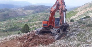 Büyükşehir yayla yolu yapımına başladı