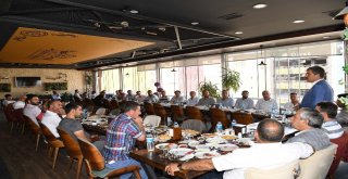 Başkan Asya, Yüklenici Firma Yetkilileriyle Bir Araya Geldi