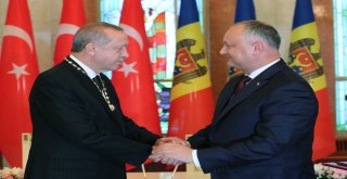 Moldovada Erdoğana Cumhuriyet Nişanı