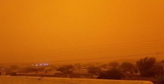 Irakta Toz Fırtınası Bine Yakın Kişiyi Hastanelik Etti