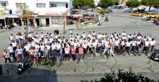 Çeşmede Öğrenciler Sağlıklı Yaşam İçin Pedal Çevirdi