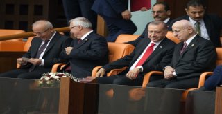 Cumhurbaşkanı Recep Tayyip Erdoğan, Yemin Töreninin Yapılacağı Tbmm Genel Kuruluna Geldi.