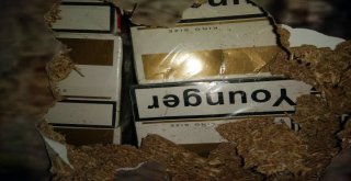 Samsunda Midibüste Zulalanmış 23 Bin 800 Paket Kaçak Sigara Ele Geçti