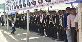 Yemende  Düzenlenen Toplu Düğün Töreninde 96 Kişi Evlendi