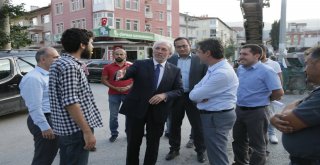 Başkan Saraçoğlu, Alt Yapı Çalışmalarını Yerinde İnceledi