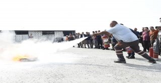 Mamak Belediyesi Personeline Yangın Eğitimi Verildi
