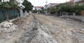 Ergenede Asfalt Öncesi Yol Kazı Çalışmaları