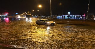 Nusaybinde Sağanak Yağış Hayatı Olumsuz Etkiledi