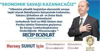 Şuhut Belediyesinden Amerikaya Yazılım Cevabı