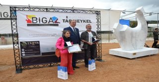 Biga Taş Heykel Sempozyumu Sona Erdi