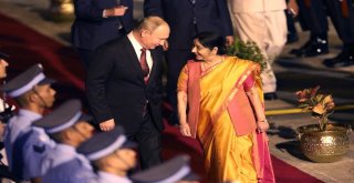 Rusya Devlet Başkanı Putin Hindistanda