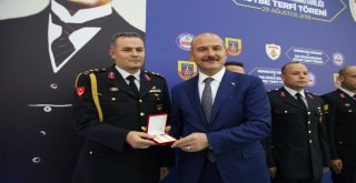 Bakan Soylu, Rütbe Terfi Törenine Katıldı
