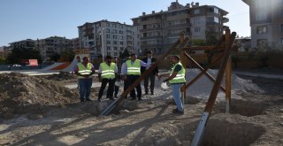 Başkan Vekili Öztürk “Kentpark” Şantiyesinde İncelemelerde Bulundu