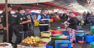 Ayvalıkta Zabıtadan Etiket Kontrolü